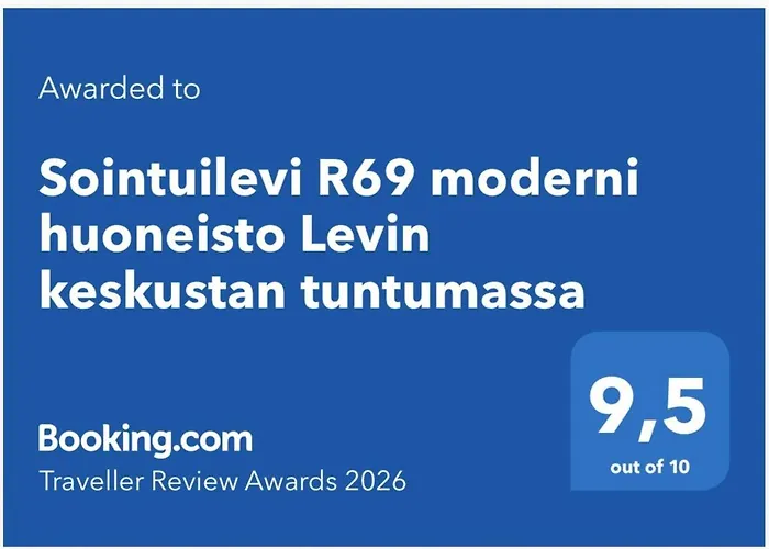 Sointuilevi R69 Moderni Levin Keskustan Tuntumassa 레비